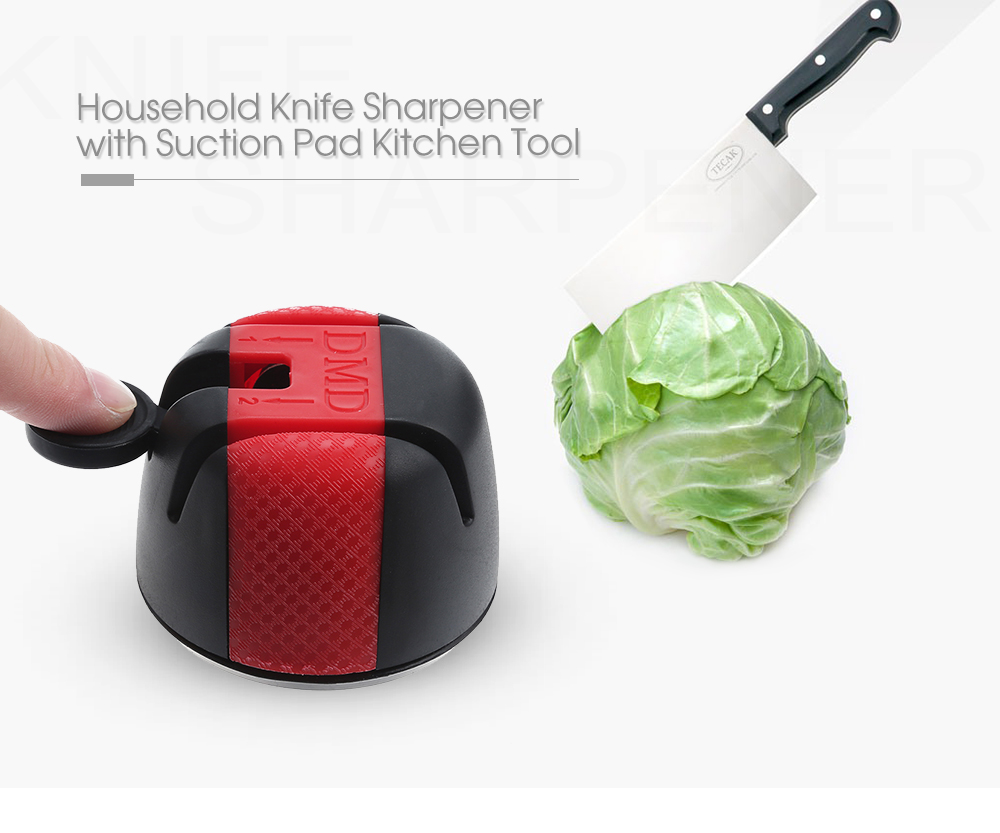 Kitchen Tool Knife Sharpener with Suction Pad