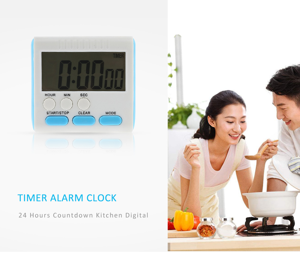 Kitchen Digital Timer Magnetic Alarm Clock