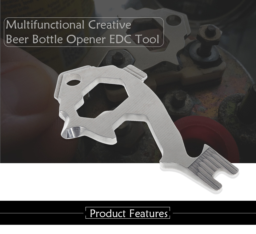 Creative Multifunctional Beer Bottle Opener EDC Tool