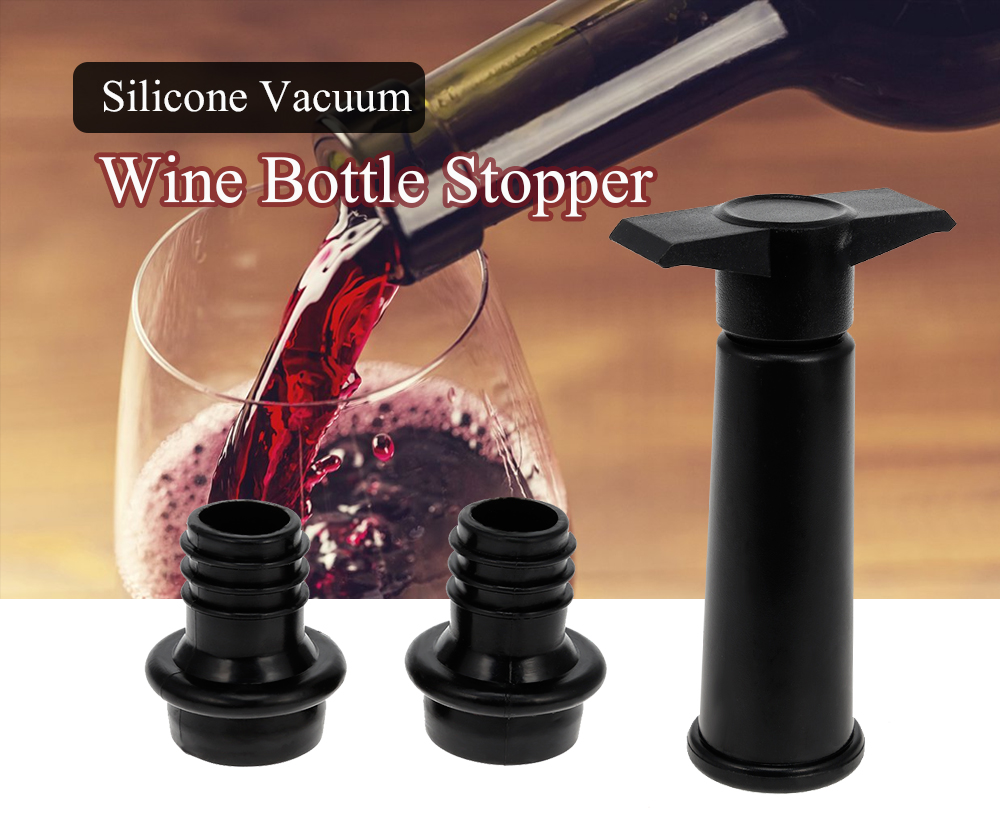 Silicone Vacuum Wine Bottle Stopper
