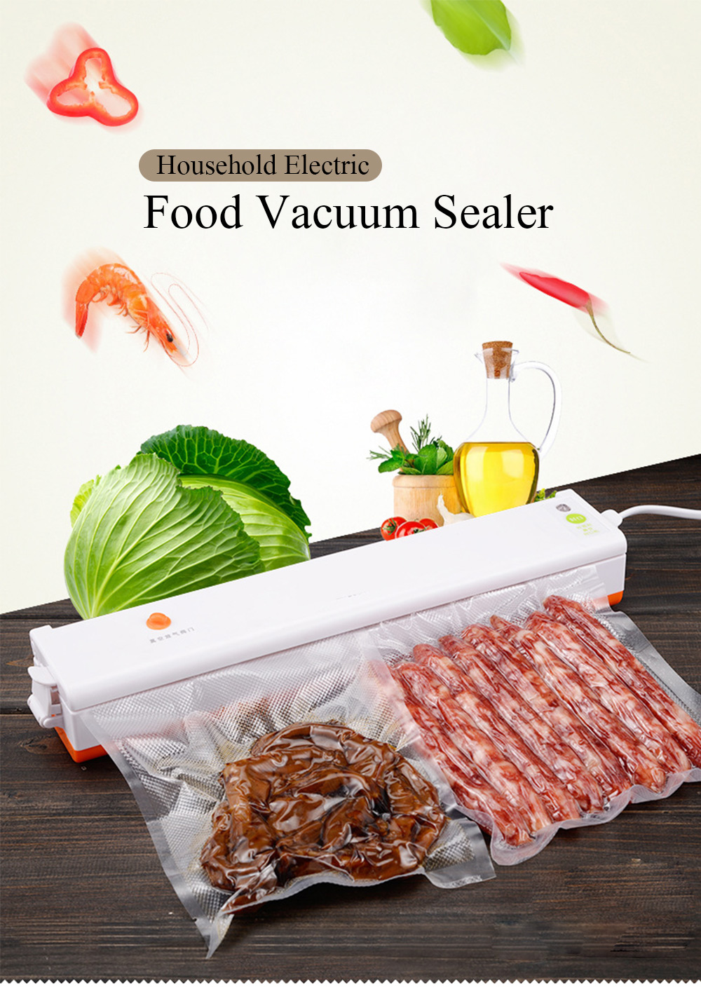 Automatic Electric Food Vacuum Sealer