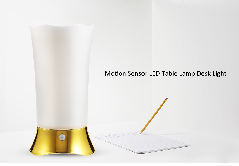 Motion Sensor Table Lamp Desk Light Home Indoor
