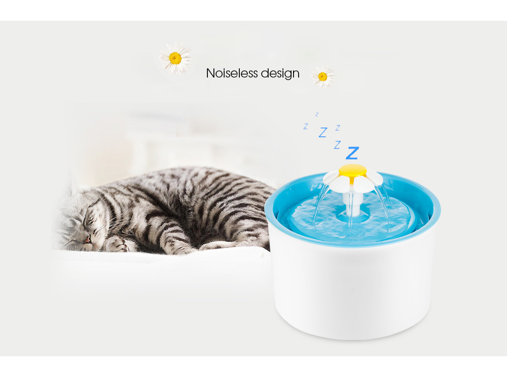 Little Pet Fountain Automatic Cat Dog Kitten Water Drinking Bowl Drink Dish Filter