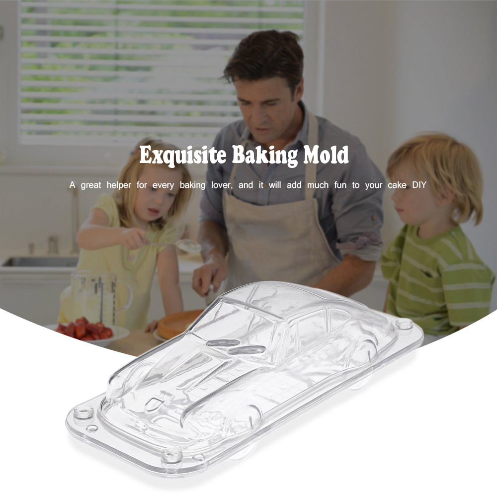 3D Car Shape Fondant Cake Mold Decorating Modelling Tool