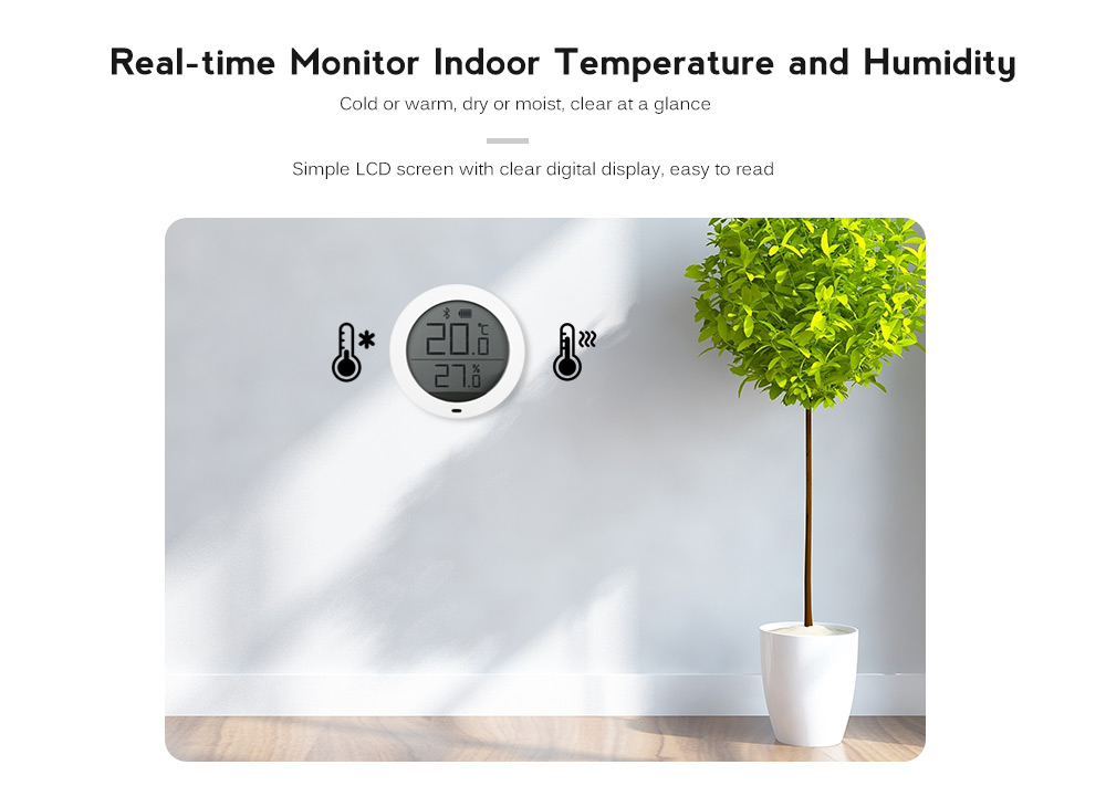 Xiaomi Smart Thermostat Accuracy Temperature and Humidity Monitor