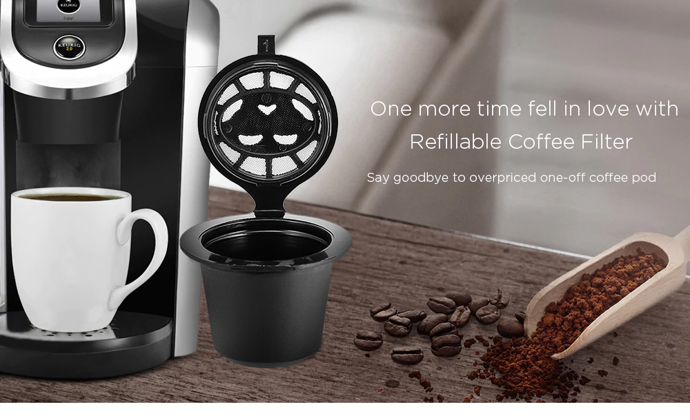 Refillable Coffee Capsule Cup Reusable Strainer for Nespresso Machine / Coffeemakers 1PC