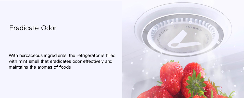 VIOMI Herbaceous Sterilization Eradicate Odor Refrigerator Air Clean Facility Filter