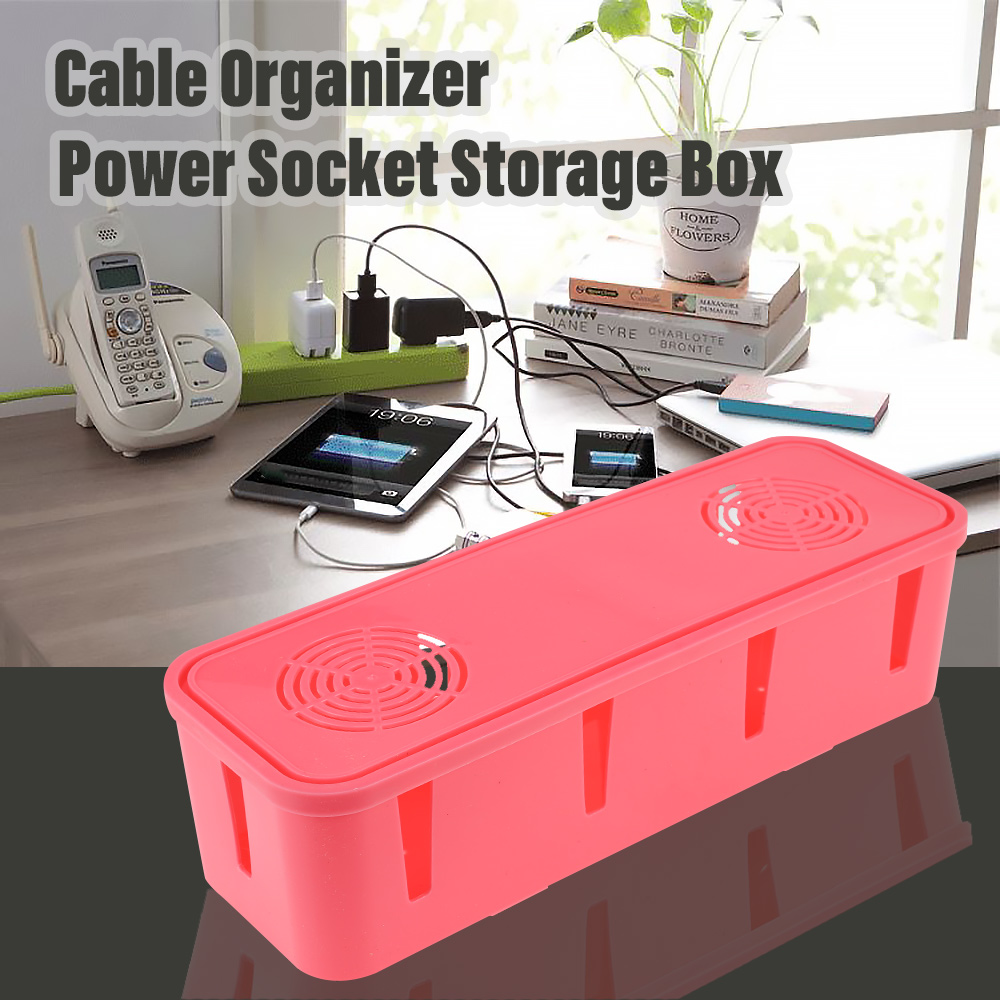 Plastic Power Socket Storage Box Cable Organizer