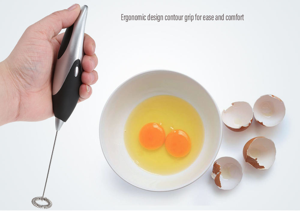 Kitchen Electric Egg Beater Coffee Milk Drink Stirrer