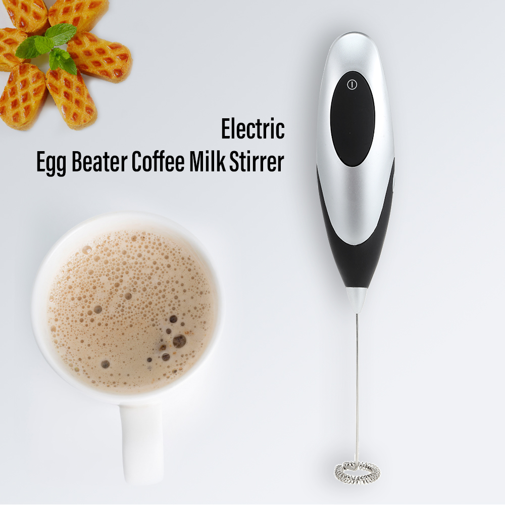 Kitchen Electric Egg Beater Coffee Milk Drink Stirrer