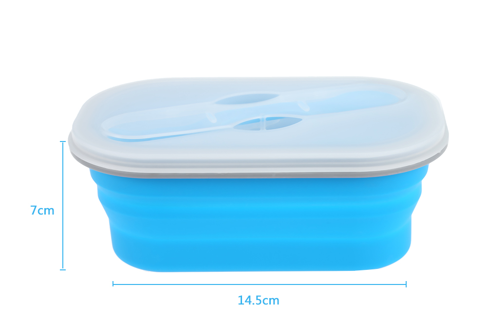 Outdoor Portable Foldable Silicone Lunch Box