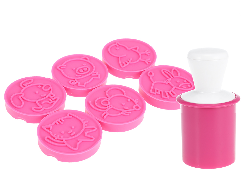 DIY Silicone Cookie Biscuit Stamps Mold Baking Tool