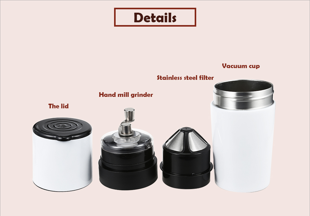 Multifunctional Manual Coffee Grinder Vacuum Cup