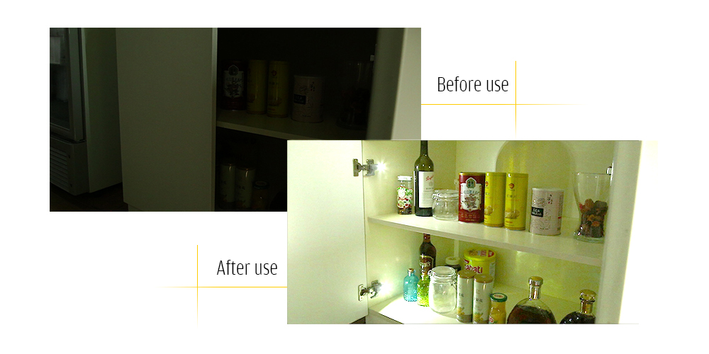 Universal Closet Cabinet Cupboard Hinge LED Sensor Light 10pcs for Kitchen Home Office