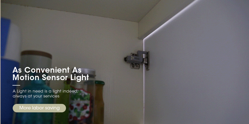 Utorch Cabinet Hinge LED Sensor Light for Kitchen Home Office Closet Wardrobe Lighting