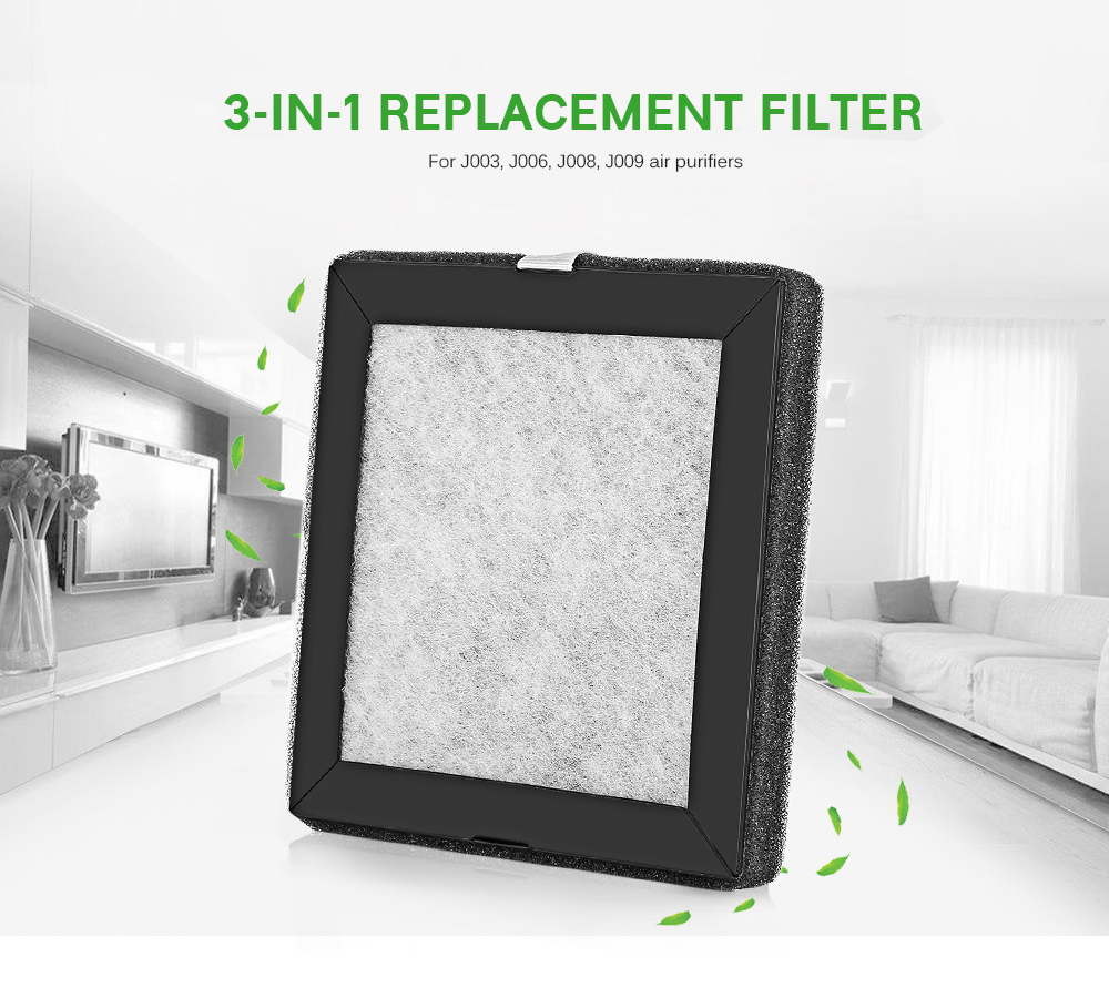 3-in-1 Replacement Filter for Air Purifier Model NBO - J003 / J006 / J008 / J009