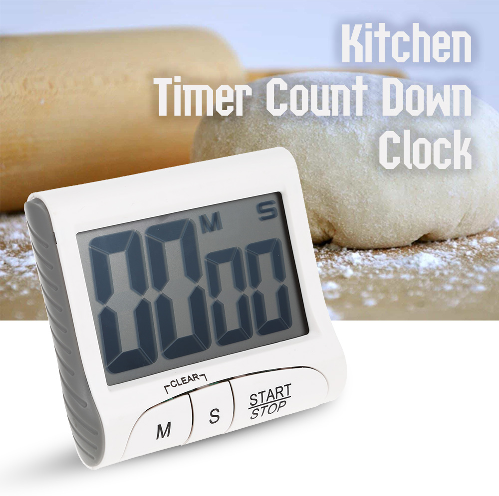LCD Digital Kitchen Cooking Timer Count Down Clock