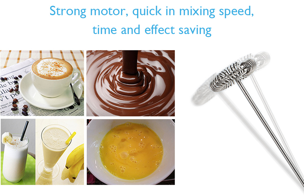 Electric Coffee Milk Whisk Mixer Egg Beater