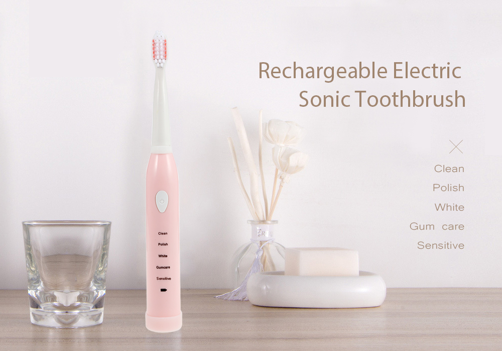 Waterproof Rechargeable Electric Toothbrush