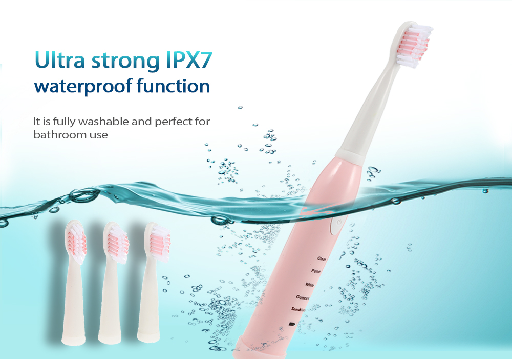 Waterproof Rechargeable Electric Toothbrush