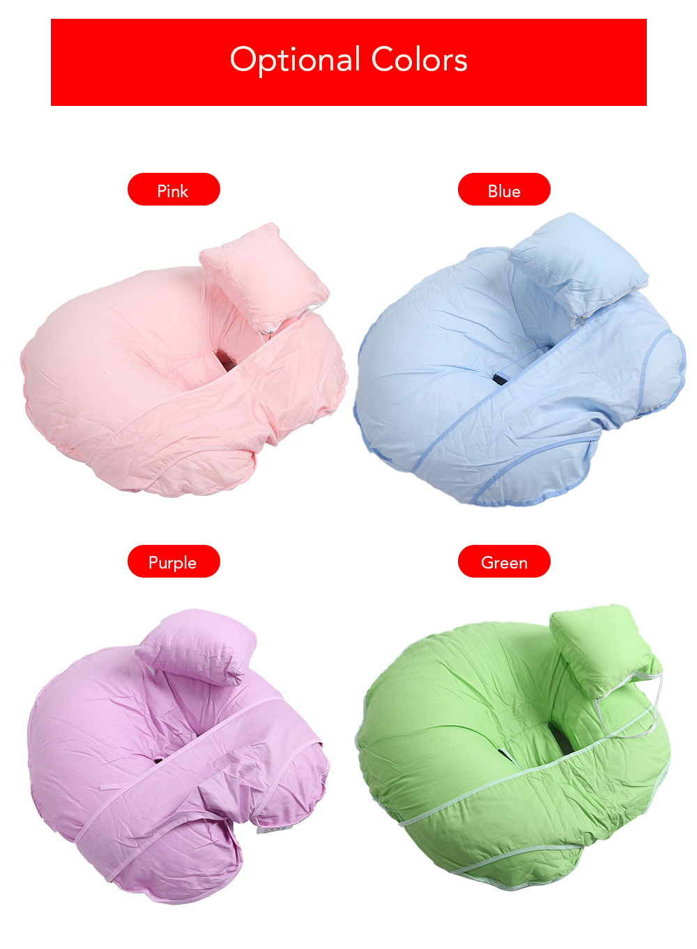 Baby Nursing Pillow U-shaped Newborn Maternity Breastfeeding Waist Cushion