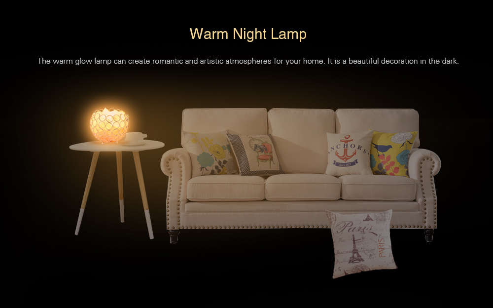 LE - 010 Warm Light Salt Lamp