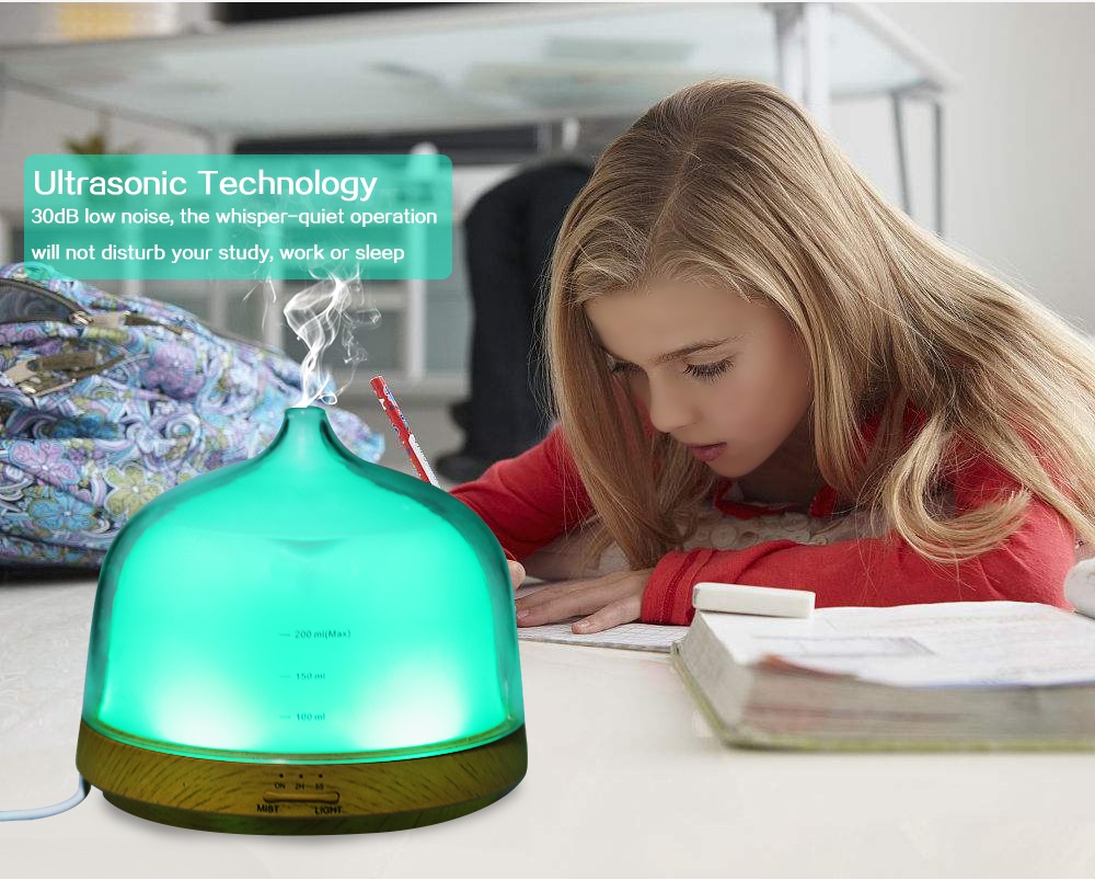 Benice A790 Ultrasonic Essential Oil Diffuser Air Humidifier with LED Lamp