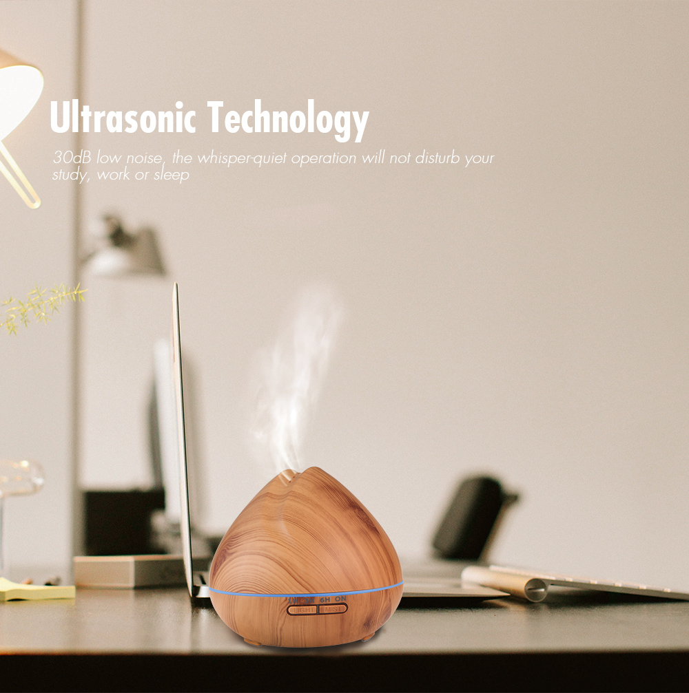 Benice A350 Ultrasonic Essential Oil Diffuser Air Humidifier with LED Lamp