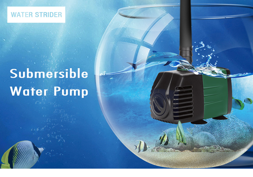 WATER STRIDER SM - 088 400 GPH Submersible Water Pump for Water Garden Fish Tank