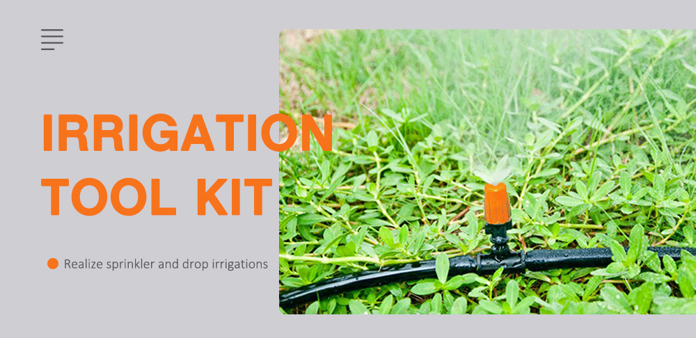 DIY Drip Irrigation Tool Kit Eco-friendly Watering System Set for Garden Plant Flower