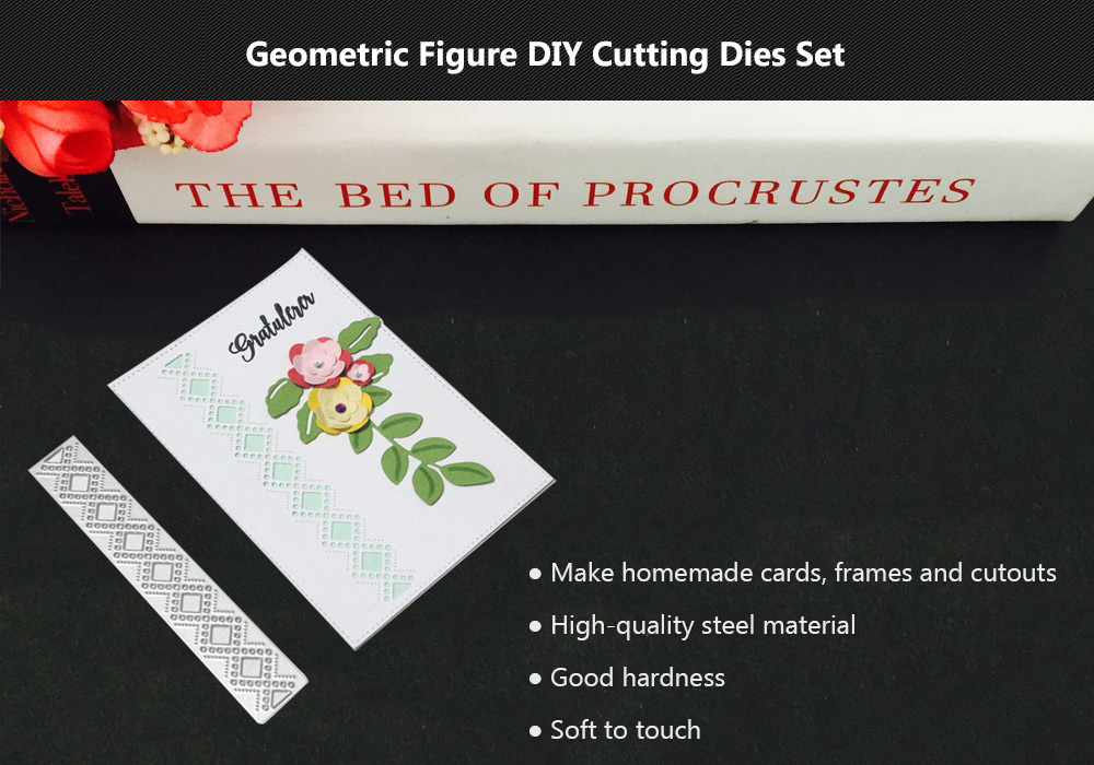 Geometric Figure Steel Embossing Cutting Dies for DIY Scrapbook Album Paper Card Making