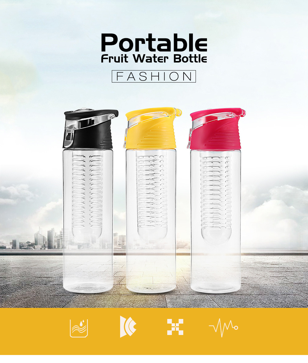 Portable Fruit Water Bottle for Outdoor Sports