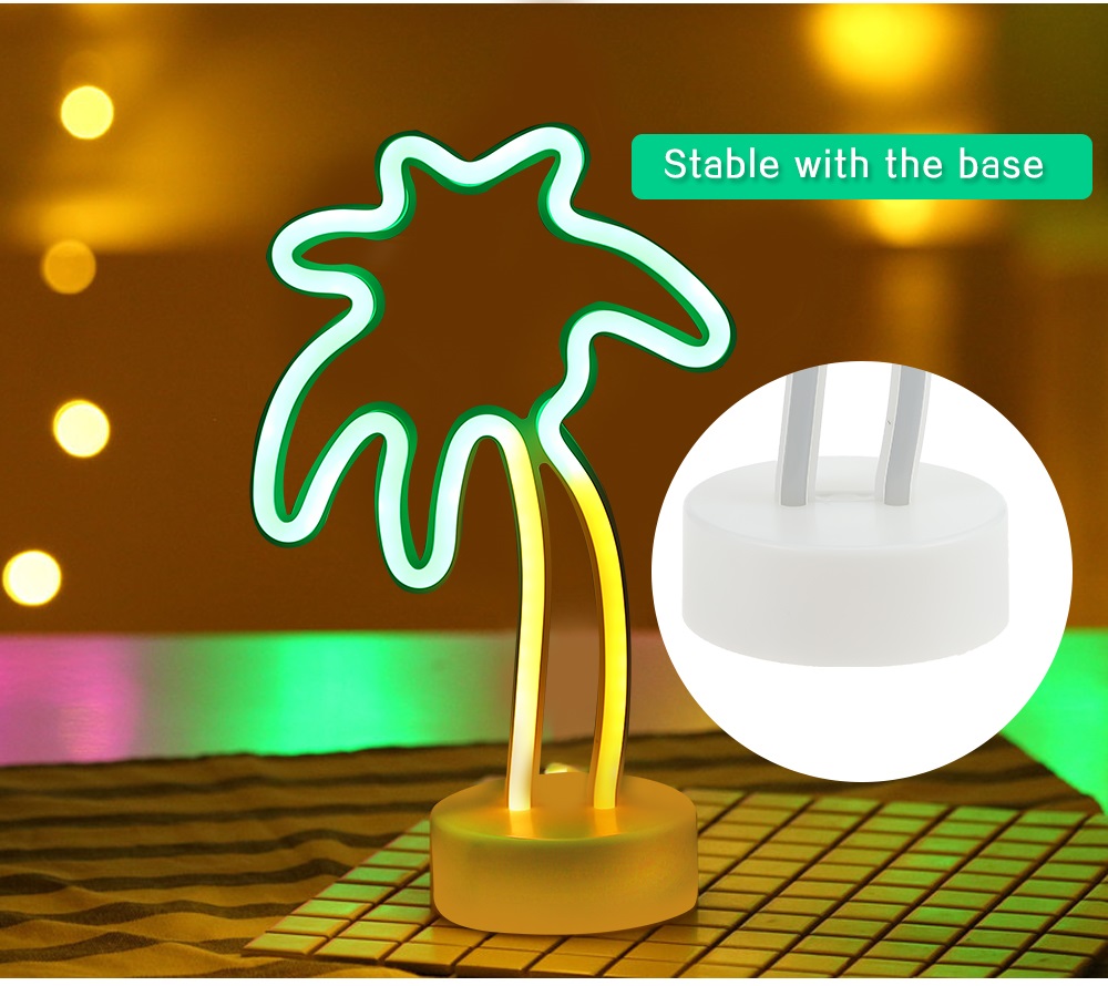 Coconut Tree Model Neon Decorative Lamp