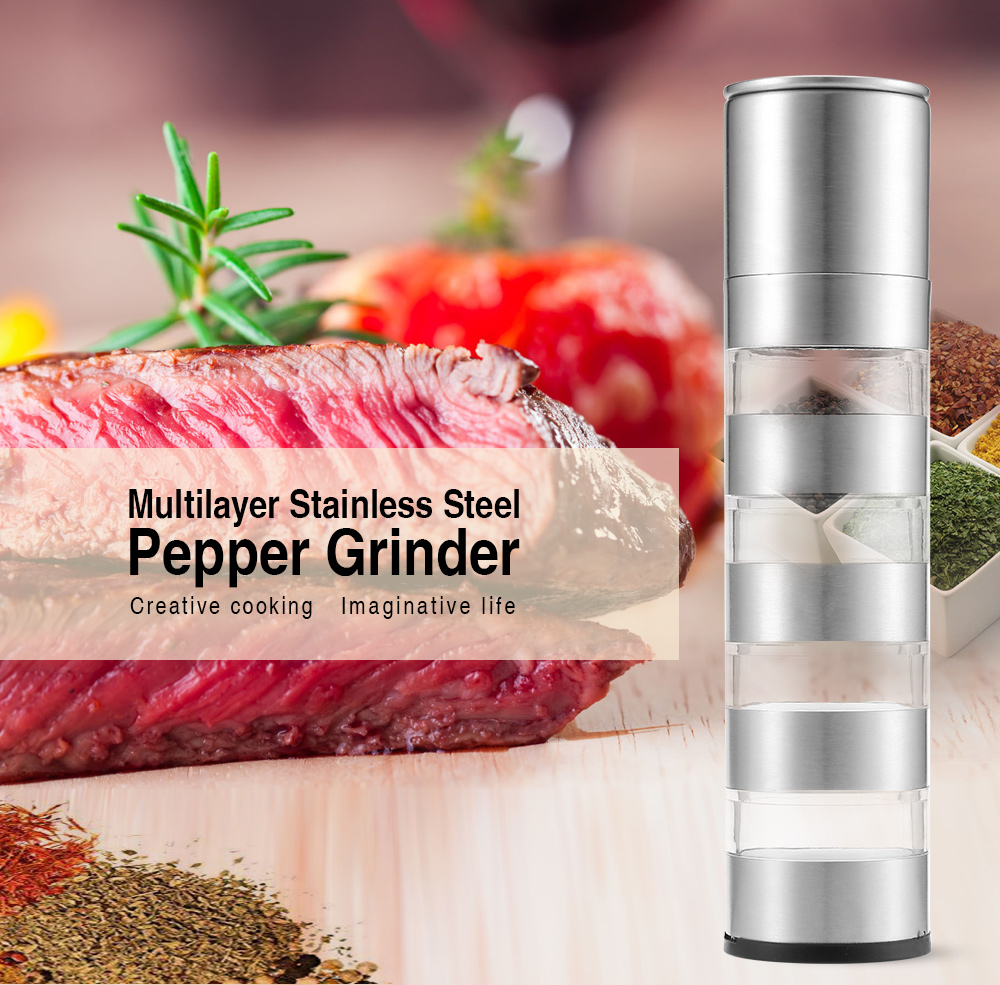 Pepper Stainless Steel Grinder