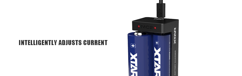 Xtar MC2 Double Slots Battery Charger for Home Use