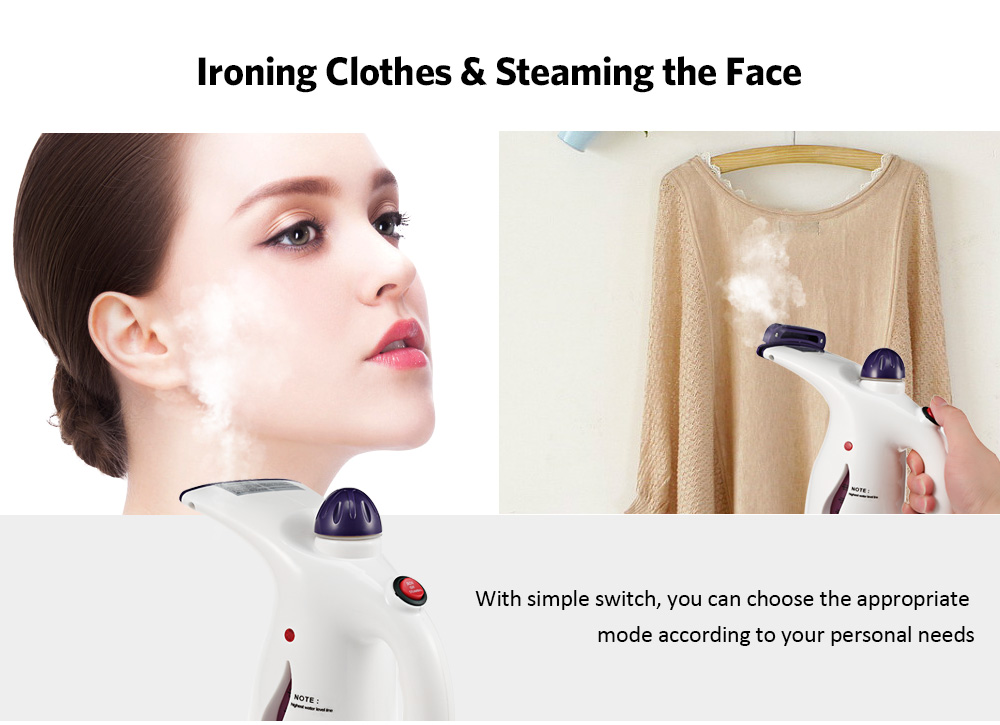 Handheld Ironing Machine Portable Garment Steamer with Brushes