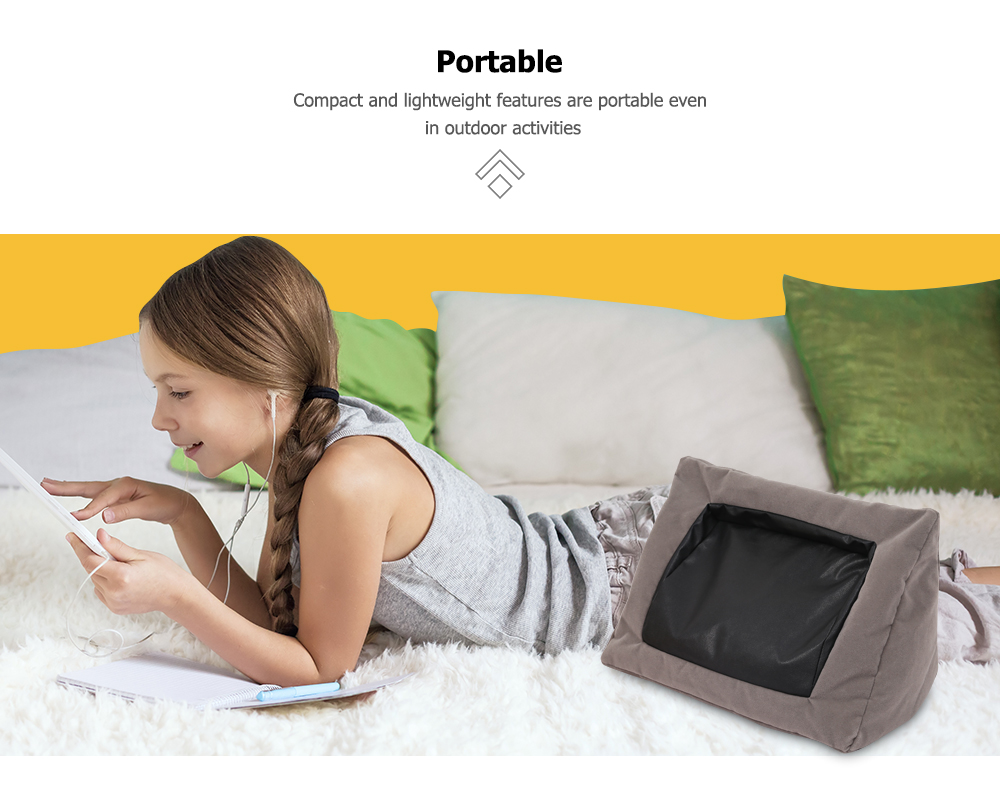 Unique Pillow for iPad Tablet PC Multifunctional Cushion Pad Home Relaxing