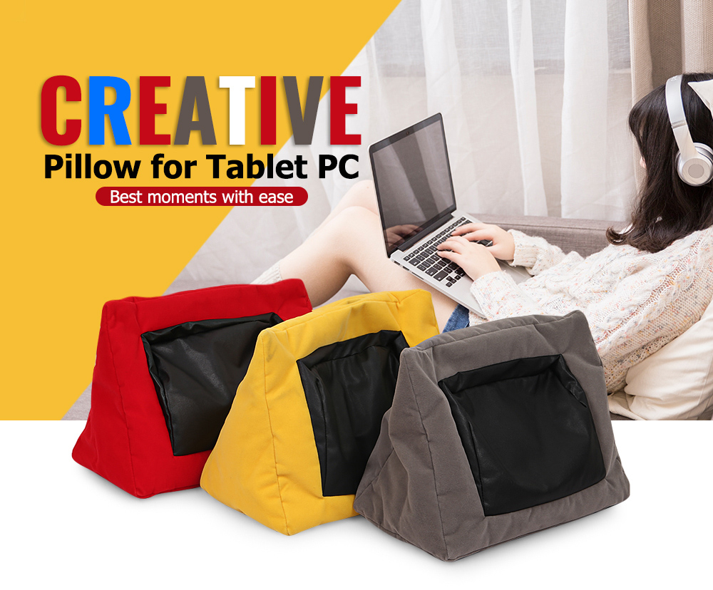 Unique Pillow for iPad Tablet PC Multifunctional Cushion Pad Home Relaxing