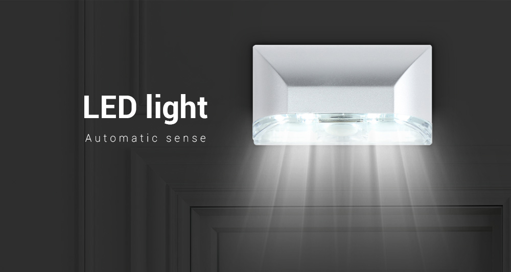 Smart Door Lock Induction Light Infrared Body Sensor LED Energy Saving Lamp