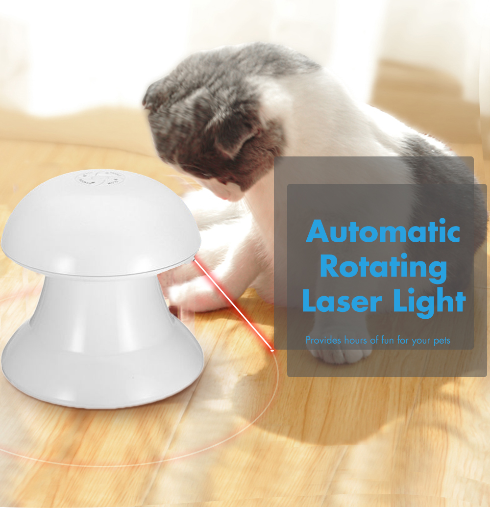360-degree Automatic Interactive Laser Light Pet Exercise Funny Toy