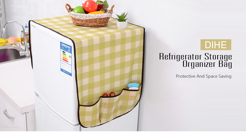 DIHE Refrigerator Storage Bag Dust Proof Cover