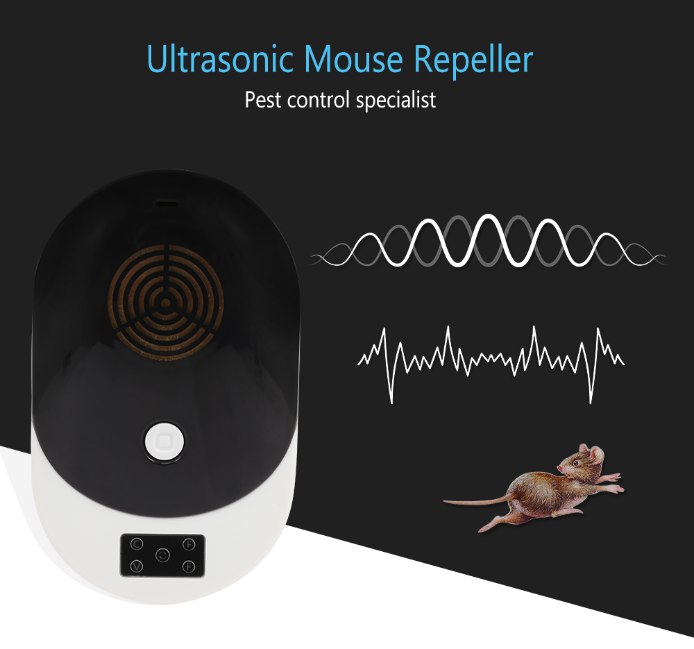 HAOJIASHU Ultrasonic Mouse Repeller Domestic Vehicle-mounted Pest Control