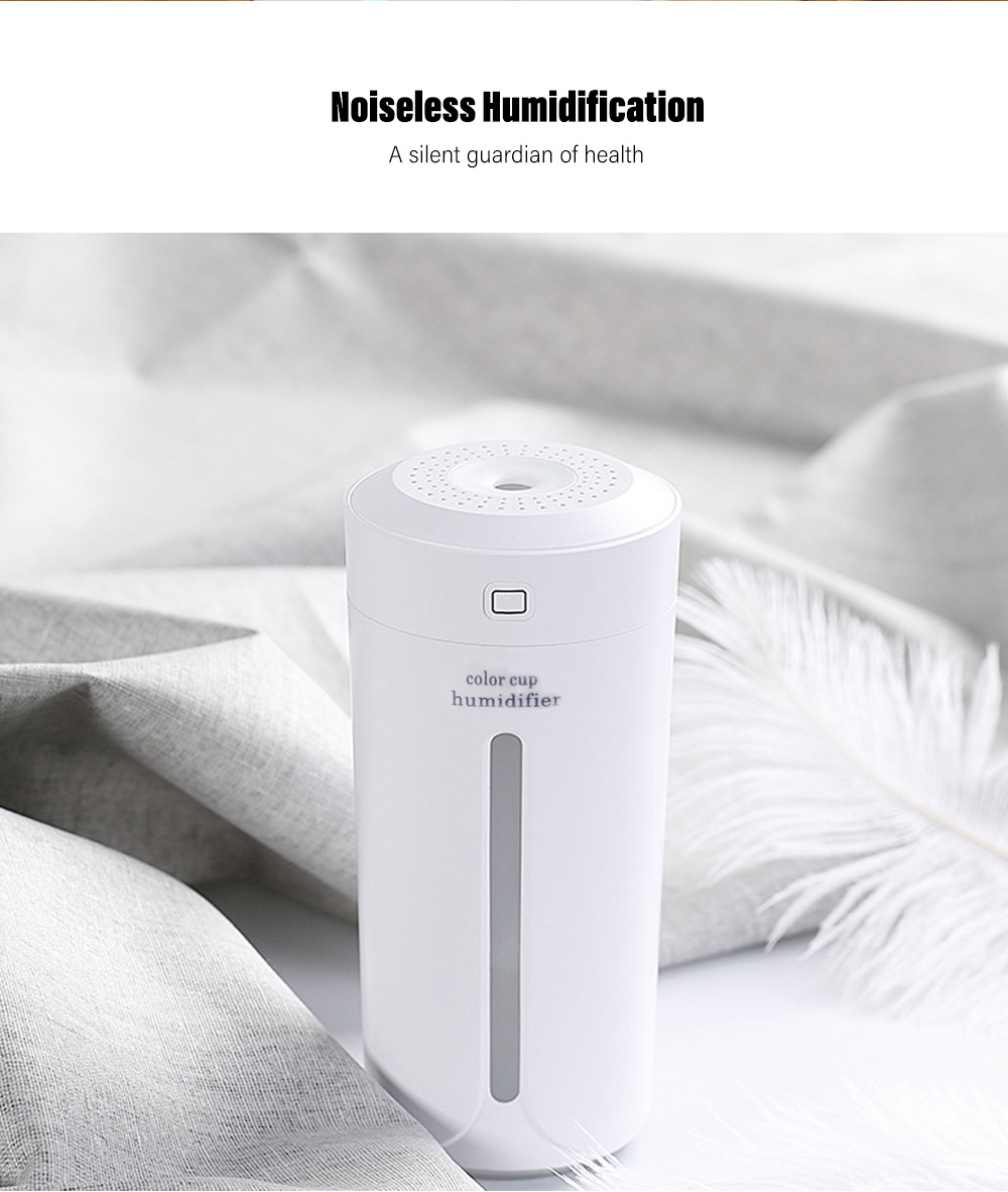Multicolor Cup Humidifier Electric Portable Air Purifier