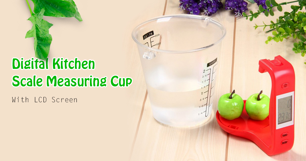 Multifunctional Digital Kitchen Scale Measuring Cup