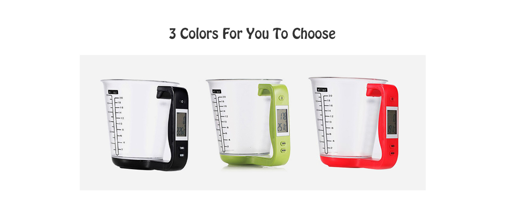Multifunctional Digital Kitchen Scale Measuring Cup