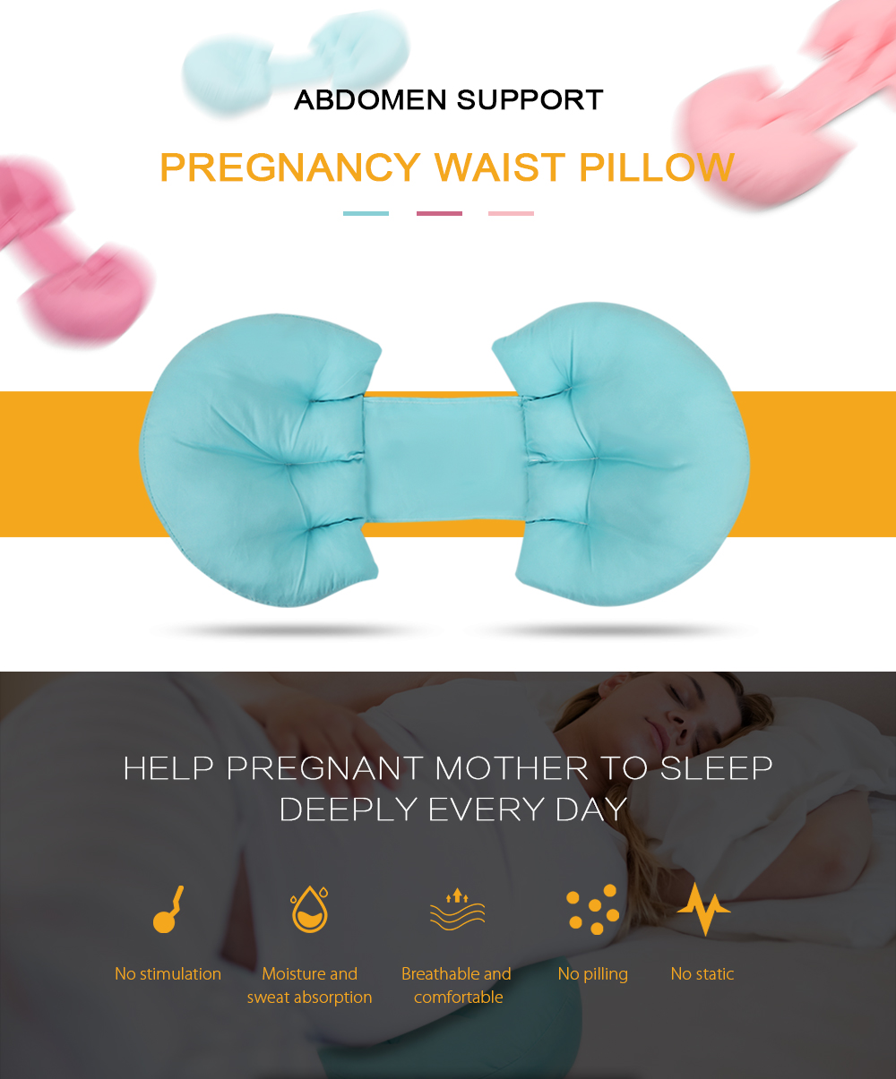Side Sleeper Abdomen Support Pregnancy Waist Pillow