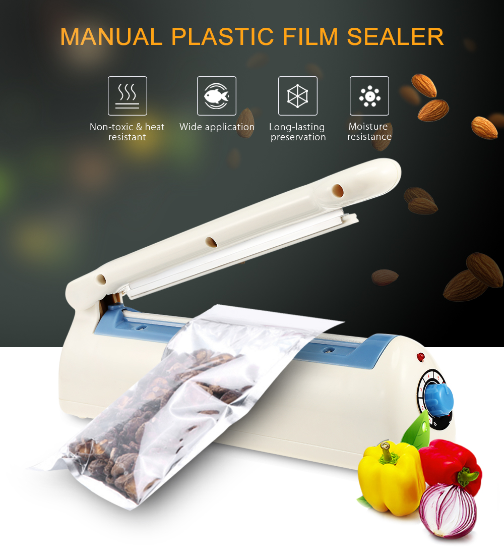 PFS - 200 Electric Manual Bag Sealer Food Plastic Film Heating Sealing Machine