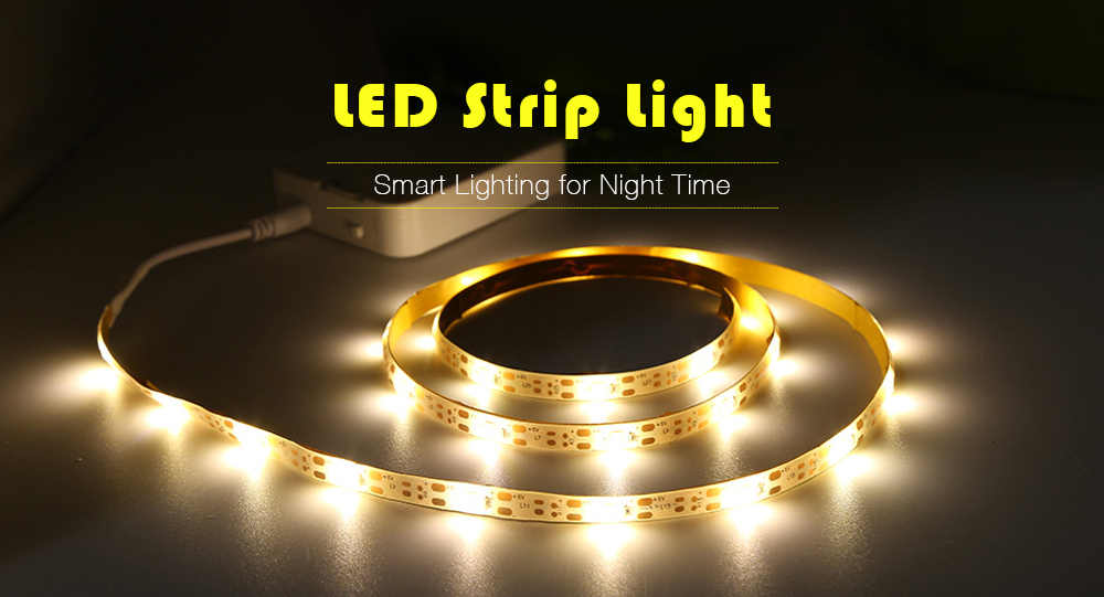 Motion Activated Auto on/off Light Strip Flexible LED Human Sensing Night For Bed Closet Staircase