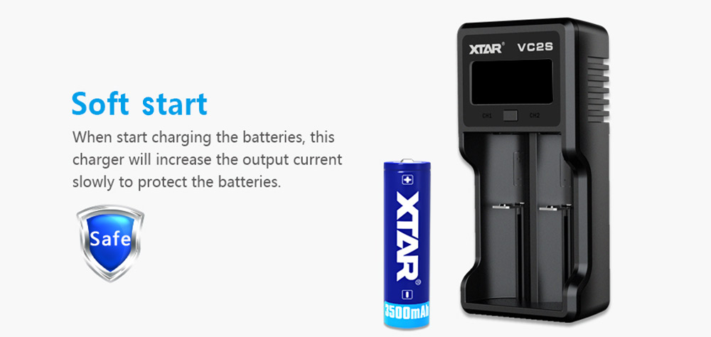 Xtar VC2S Double-slot USB Battery Charger for Daily Use