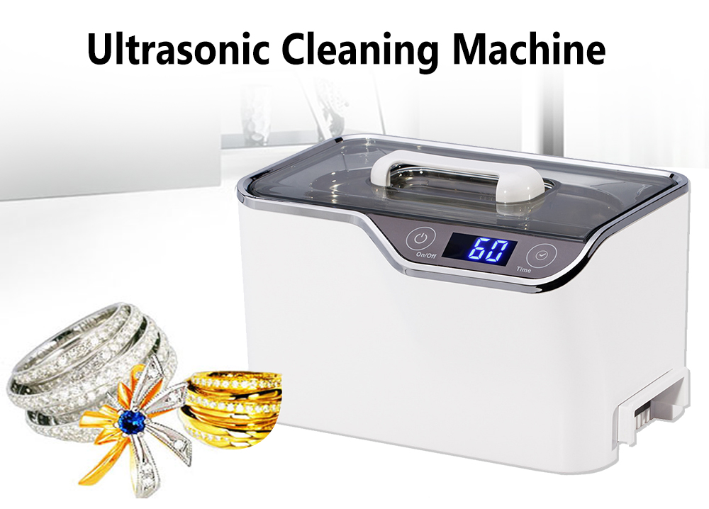 600ml Intelligent Ultrasonic Cleaning Machine Digital Wave